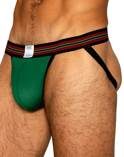 Bike Athletic Bas305 Mesh Jockstrap Green