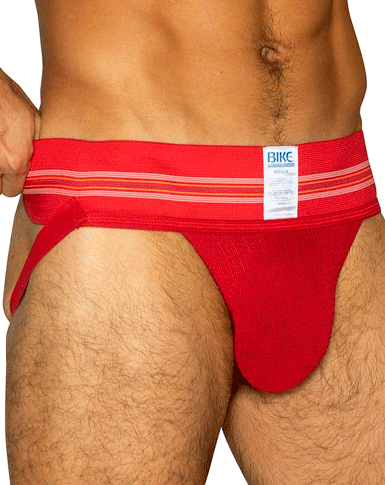 Bike Athletic Bas306 Original Number 10 Jockstrap Color Red