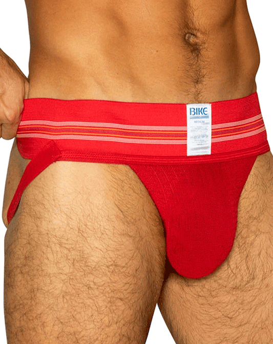 Bike Athletic Bas306 Original Number 10 Jockstrap Color Red