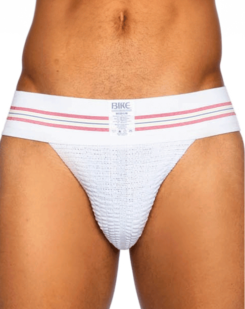 Bike Athletic Bas306 Original Number 10 Jockstrap Color White