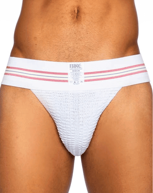Bike Athletic Bas306 Original Number 10 Jockstrap Color White