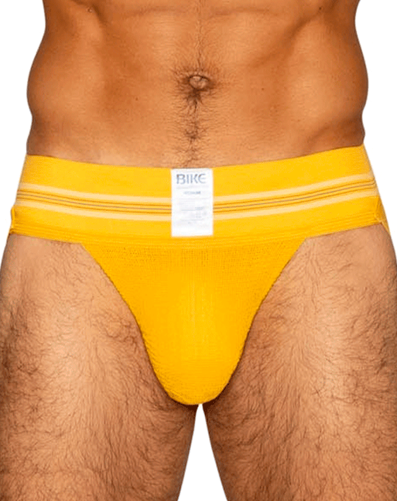 Bike Athletic Bas306 Original Number 10 Jockstrap Color Yellow