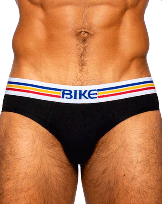 Bike Athletic Bas327 Stretch Cotton Brief Color Black