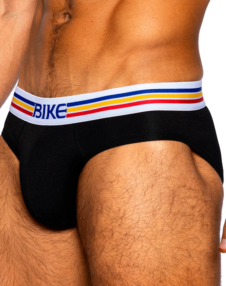 Bike Athletic Bas327 Stretch Cotton Brief Color Black