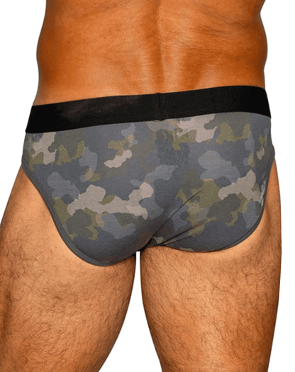 Bike Athletic Bas327 Stretch Cotton Brief Camo