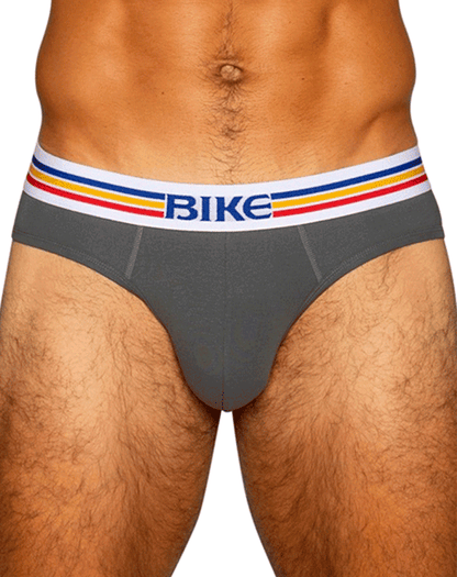 Bike Athletic Bas327 Stretch Cotton Brief Charcoal