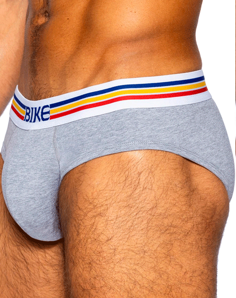 Bike Athletic Bas327 Stretch Cotton Brief Color Gray