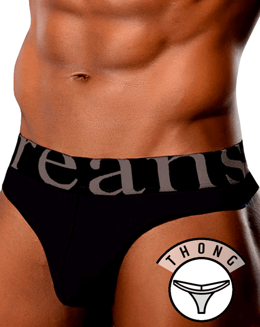 Doreanse 1250 Wide Band Thong Modal Black