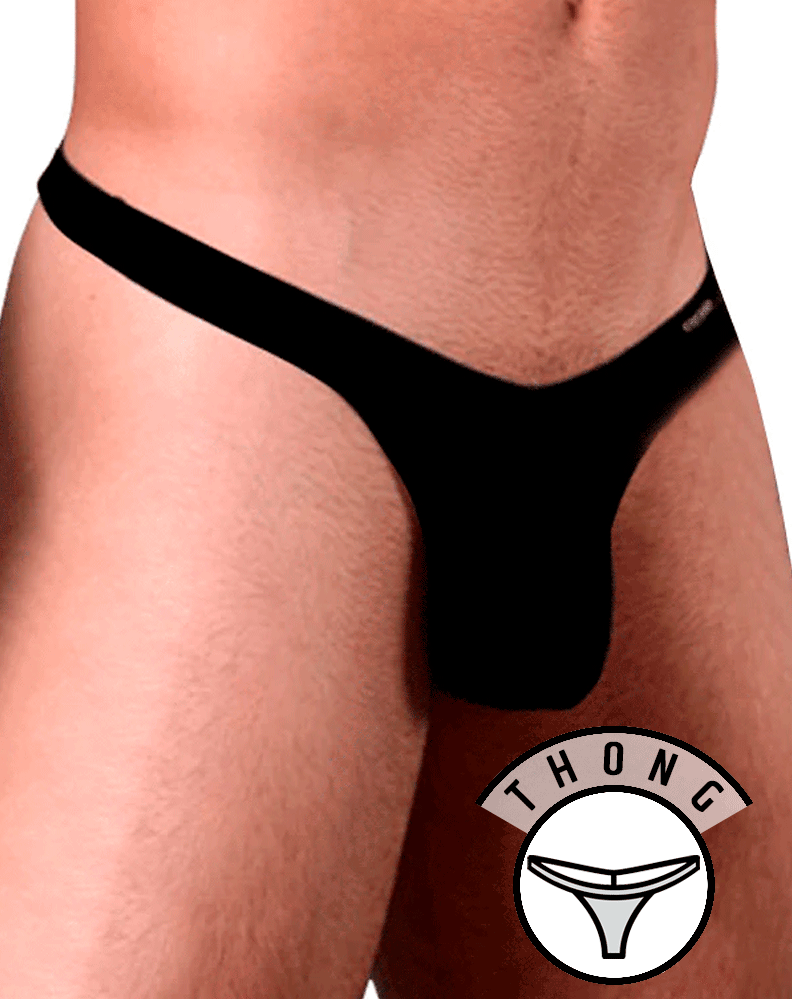 Doreanse 1392 Euro Thong String Modal Black