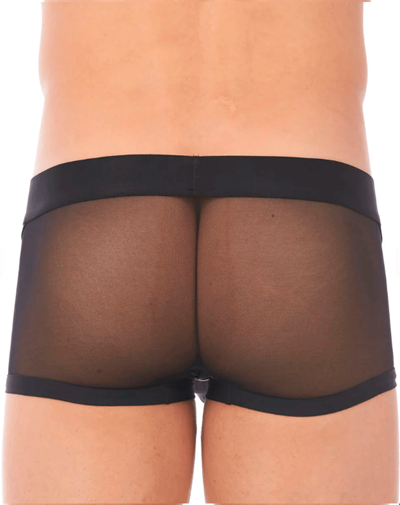 Gregg Homme Enhancer Erupt Mesh Boxer Brief 140005 Black