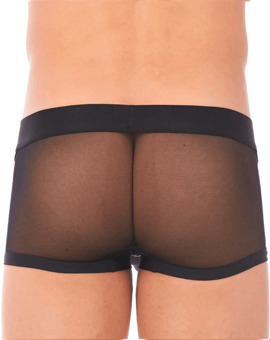 Gregg Homme Enhancer Erupt Mesh Boxer Brief 140005 Black