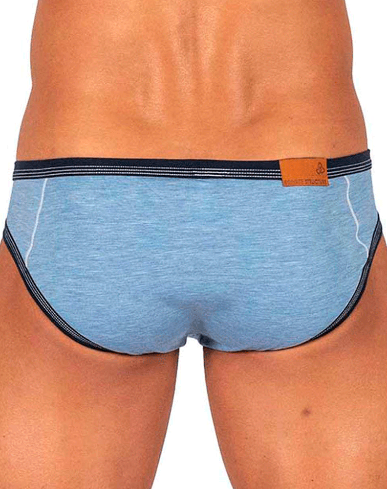 Private Structure Lcut4358 Barn Boy Low Rise Mini Brief Denim