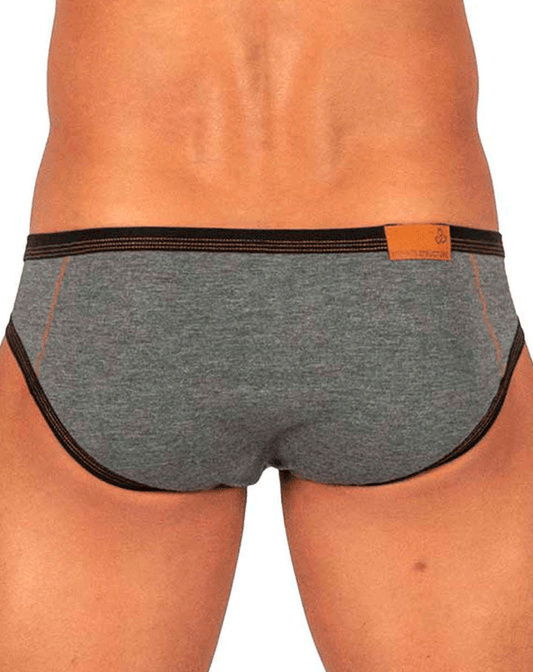 Private Structure Lcut4358 Barn Boy Low Rise Mini Brief Stone Gray