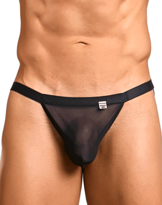 Malebasics Mbl82 Sexy Jockstrap Black Mesh