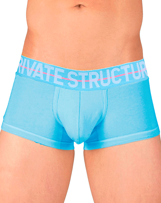 Private Structure Moux4103 Mo Lite Mid Waist Trunks Blue