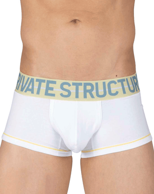 Private Structure Moux4103 Mo Lite Mid Waist Trunks White