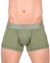Private Structure Pbut4379 Bamboo Mid Waist Trunks Olive