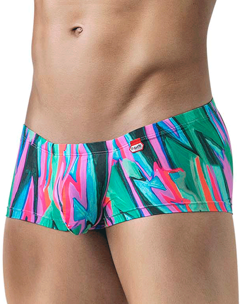 Pikante 1828 Abstract Trunks Green