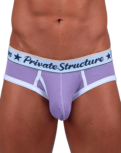 Private Structure Scus4529 Classic Mid Waist Mini Briefs Purple