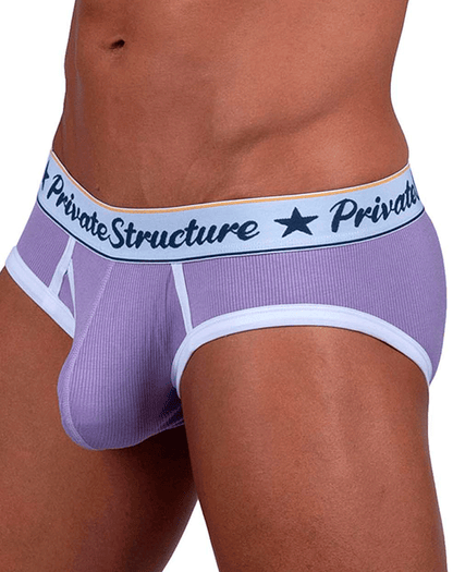 Private Structure Scus4529 Classic Mid Waist Mini Briefs Purple