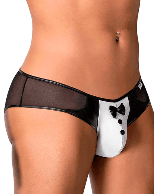 Candyman 99919 Tuxedo Briefs Black-white