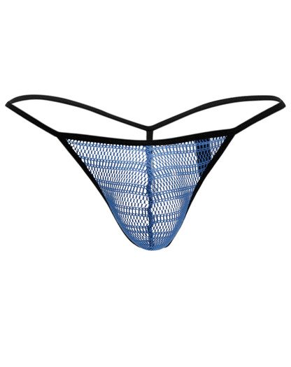 Doreanse 1306 G-String Mesh Thong Blue