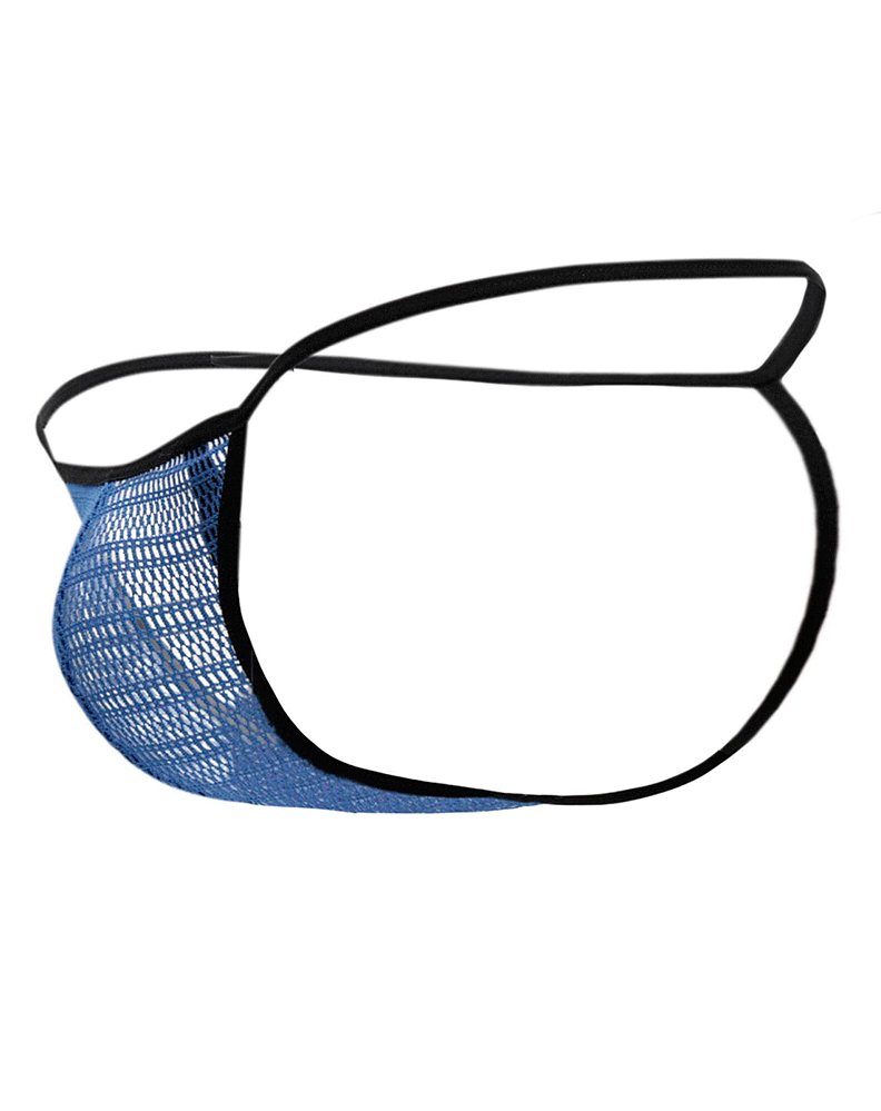 Doreanse 1306 G-String Mesh Thong Blue