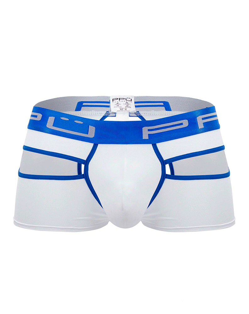 Ppu 2104 Open Back Trunks White Steven Even Men's Underwear Store