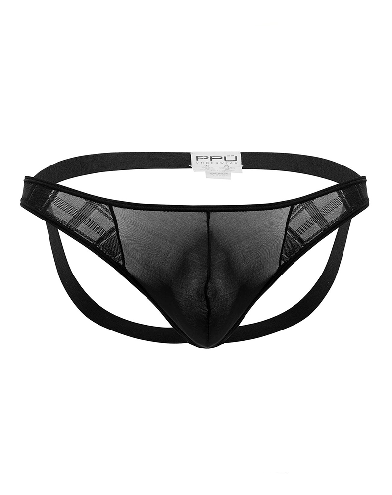 Ppu 2309 Microfiber Jockstrap Black