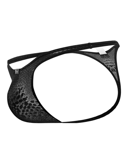 Xtremen 91120 Tempting Lace Thongs Black