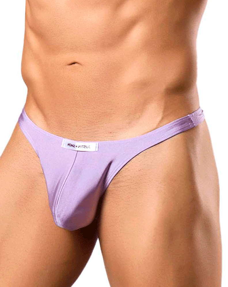 Justin+simon Xsj03 Silky Sexy Thongs Lilac