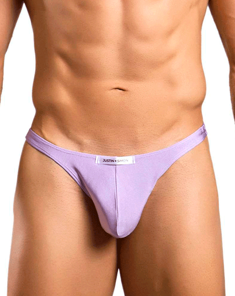 Justin+simon Xsj03 Silky Sexy Thongs Lilac