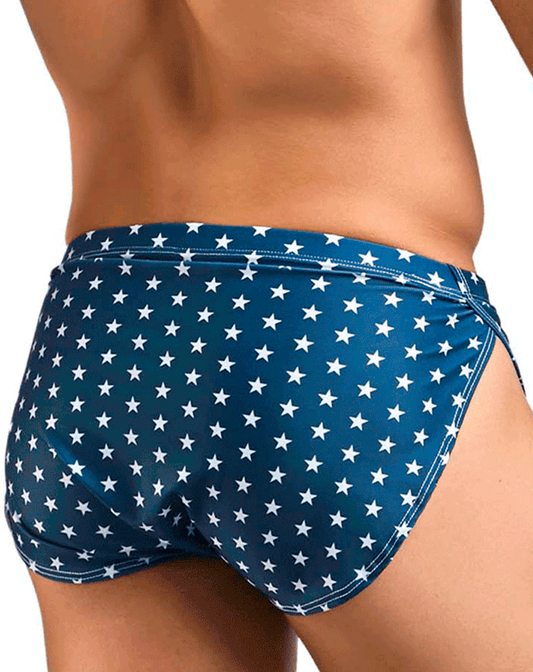 Justin+simon Xsj09 Running Shorts Usa Flag