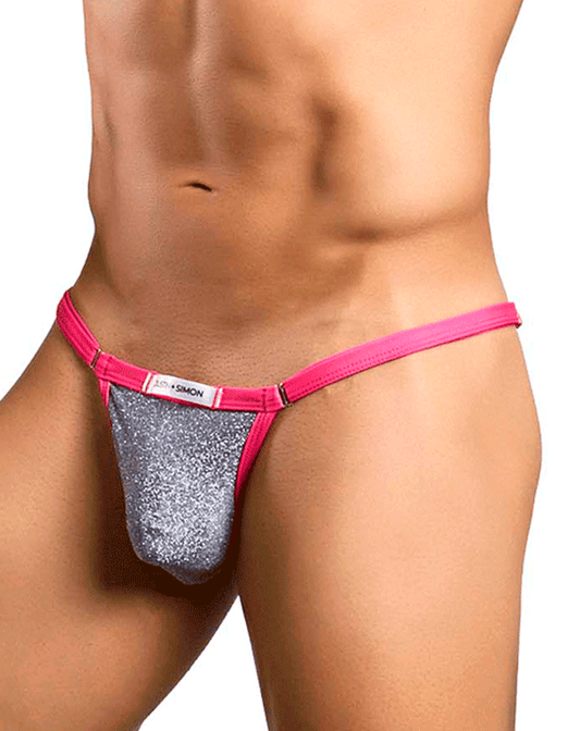 Justin+simon Xsj12 Bikini One Lurex Gray