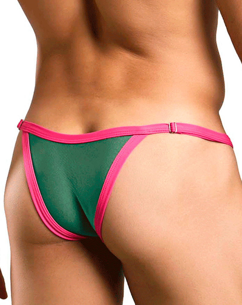 Justin+simon Xsj12 Bikini One New Green