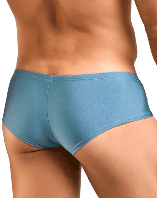 Justin+simon Xsj13 Cheeky Bulge Boxer Metal Green