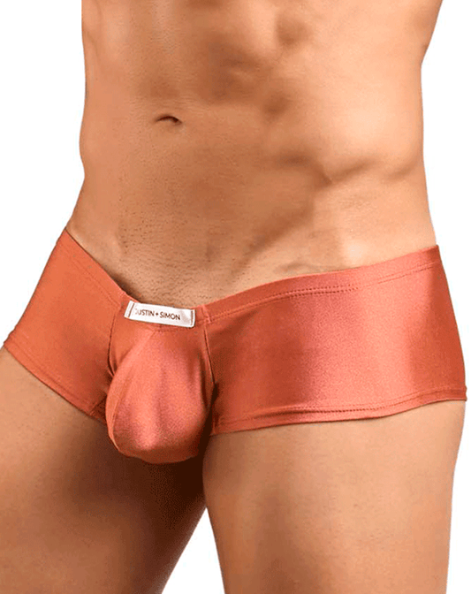 Justin+simon Xsj13 Cheeky Bulge Boxer Ochre