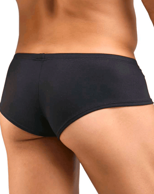 Justin+simon Xsj13 Cheeky Bulge Boxer Peach Black