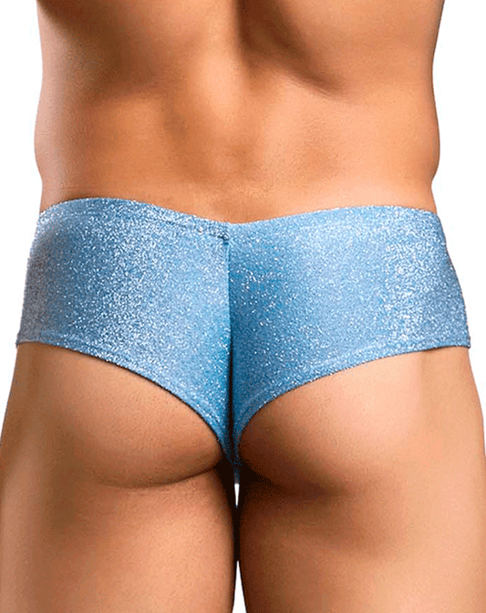 Justin+simon Xsj22 Cheek Briefs Lurex Blue