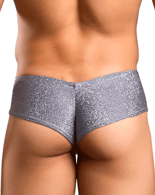 Justin+simon Xsj22 Cheek Briefs Lurex Gray