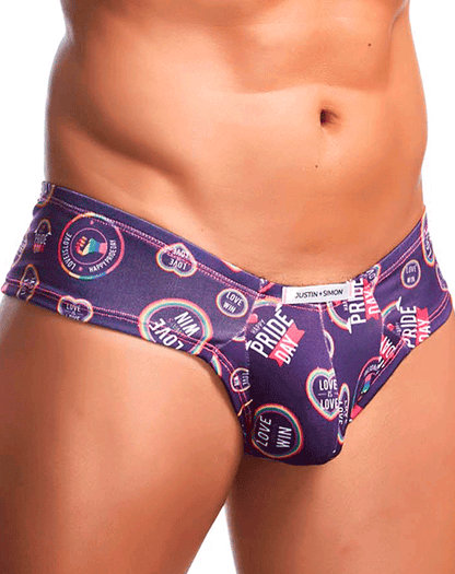 Justin+simon Xsj22 Cheek Briefs Pride