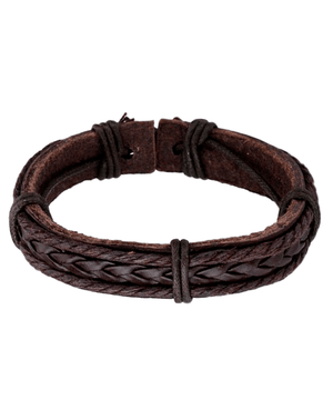 Zylan Men's Bracelet Leather Brown 4014