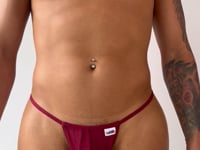Candyman 99246 Thongs Burgundy