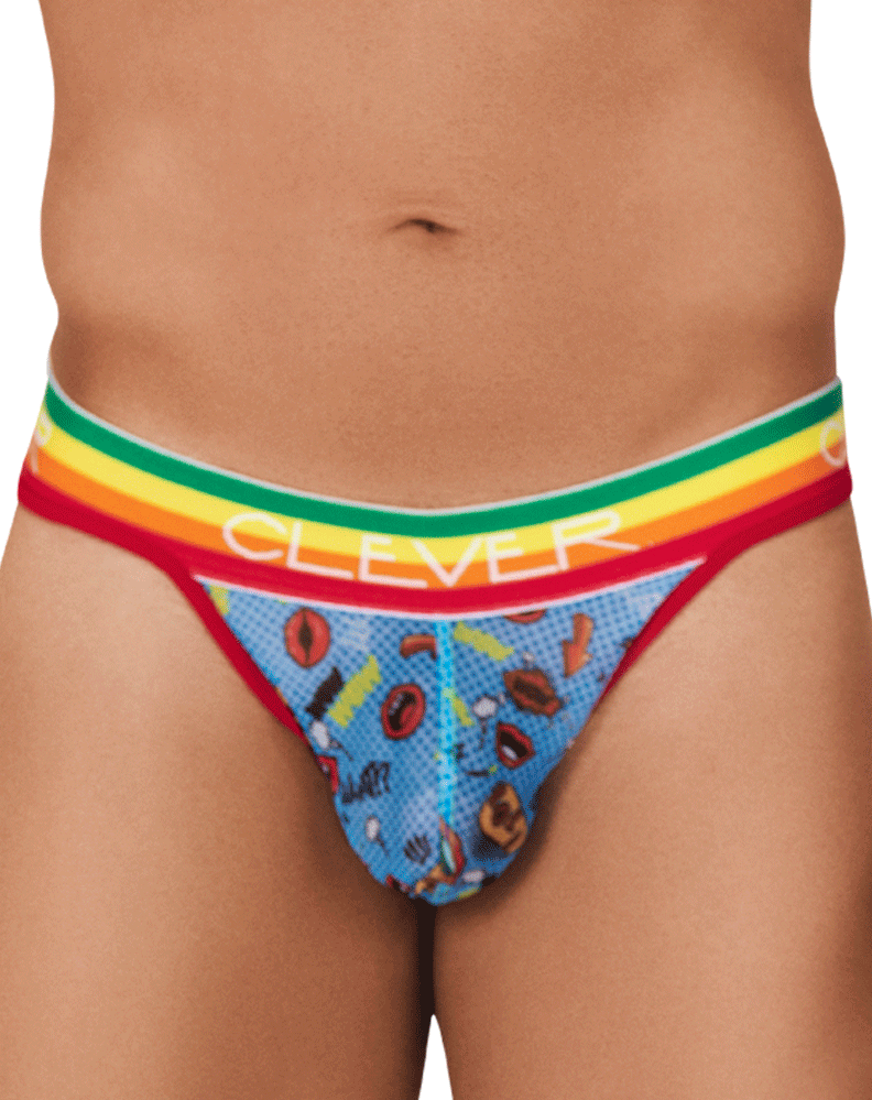 Clever 0609-1 Motivation Thongs Blue