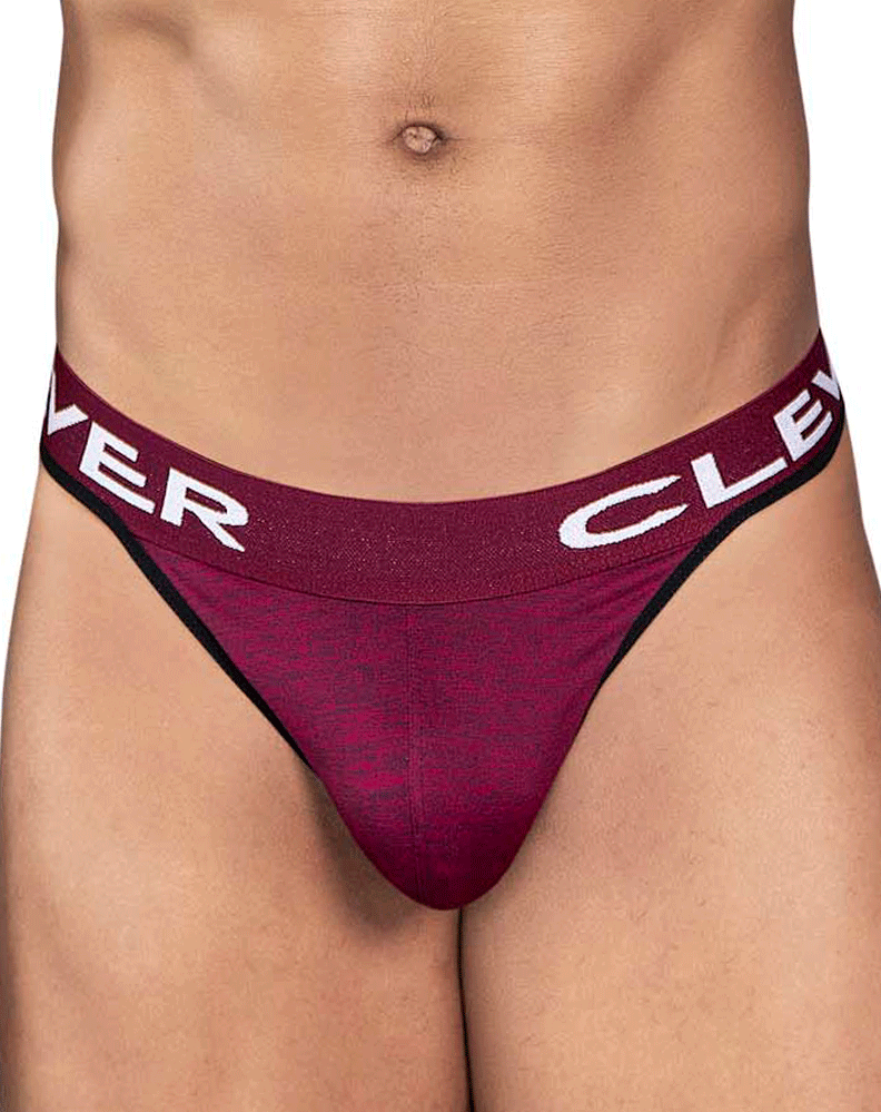 Clever 0940 Jasped Thongs Grape