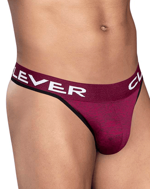 Clever 0940 Jasped Thongs Grape