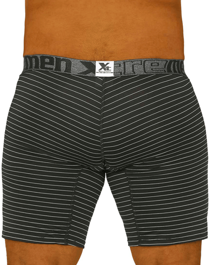 Xtremen 70004 Striped Boxer Briefs