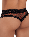 Candyman 99596 Mesh-lace Thongs Print