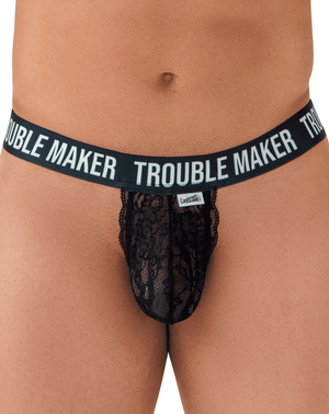 Candyman 99618 Trouble Maker Lace Thongs