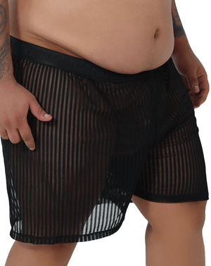 Candyman 99497x Mesh Lounge Shorts Black